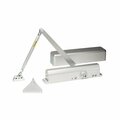 Global Door Controls Commercial Full Cover ADA Door Closer in Aluminum - Sizes 1-4 TC611-AL